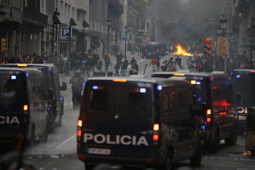 ¡IMPACTANTE! Cincos días seguidos de protestas en Cataluña