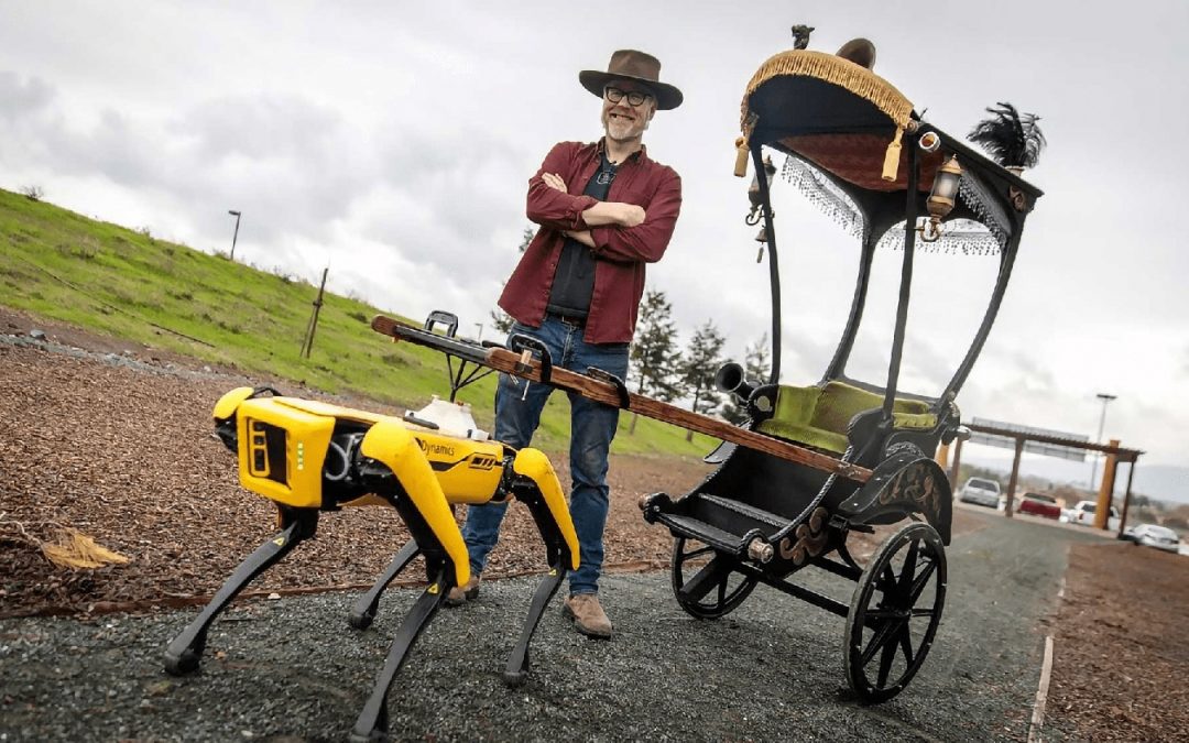 ¡Ver para creer! Robot es capaz de transportar a un ser humano sin problemas