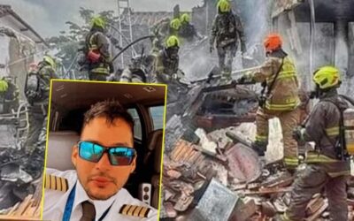 ¡CONMOVEDOR! Las últimas palabras del piloto de la avioneta que se estrelló en Medellín