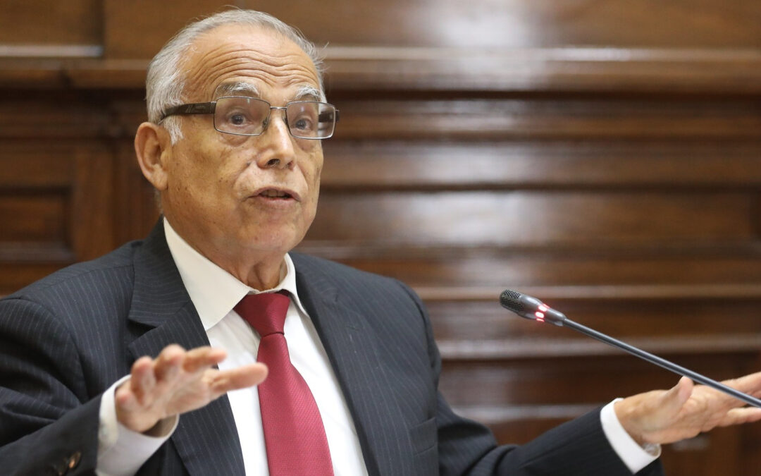 Premier de Perú planteó cuestión de confianza ante el Congreso