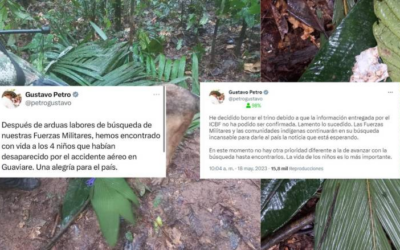 Petro se disculpó y eliminó el anunció del rescate de los niños desaparecidos en Guaviare