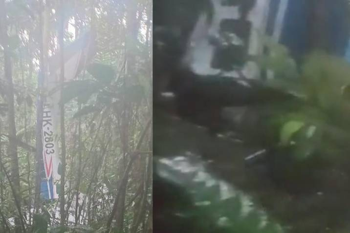 Encuentran 3 cuerpos tras localizar avioneta desaparecida en Guaviare, en Colombia