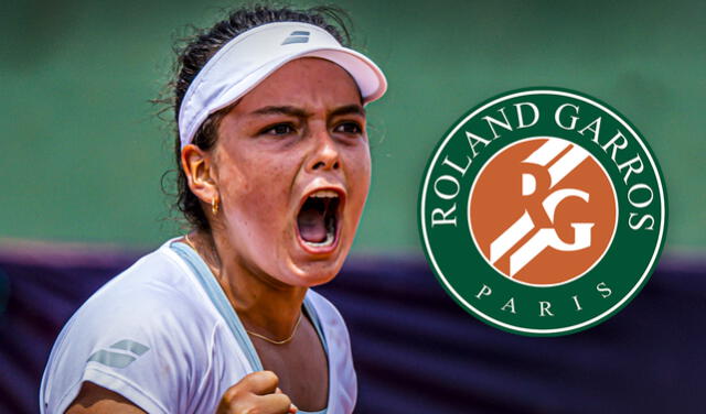 La peruana Lucciana Pérez clasificó a la final de Roland Garros Junior 2023