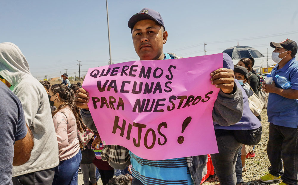 Migrantes en México advierten sobre brote de varicela en la frontera