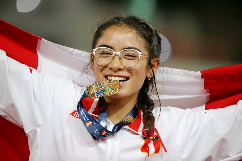 Medalla de oro para la peruana Cayetana Chirinos  en el Iberoamericano Sub-18