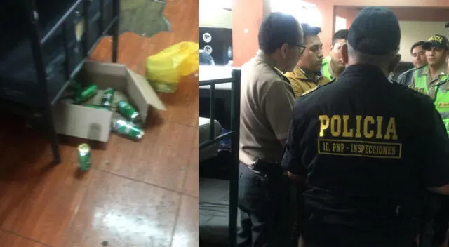 Fiscalía peruana abrió investigación a policías que bebieron alcohol en su hora laboral