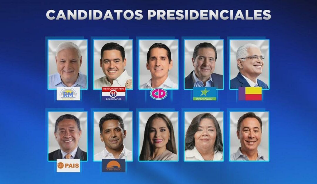 Candidatos panameños se preparan para el primer debate presidencial