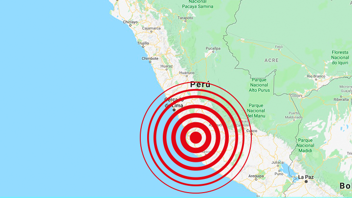 Región Ica, en Perú, amaneció con leve sismo de 4,2