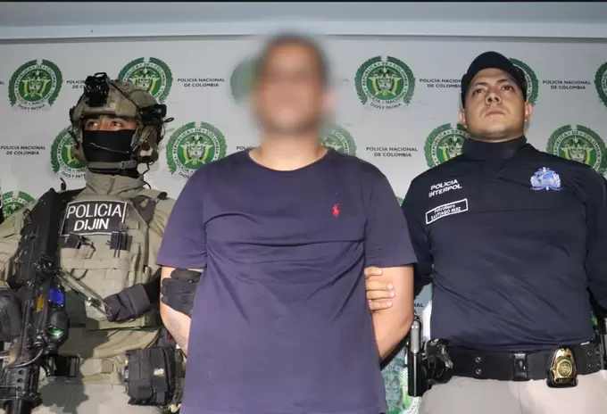 Cayó uno de los criminales más buscados del mundo en Bogotá