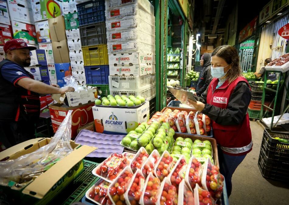 Inflación en Colombia cae 6,86% en julio