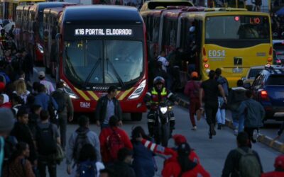 Manifestaciones en Bogotá continúan este lunes