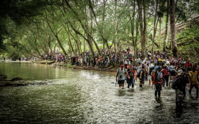 España instaló una clínica para tratar migrantes en el Darién